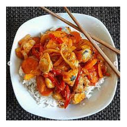 Barquette Poulet aigre doux...