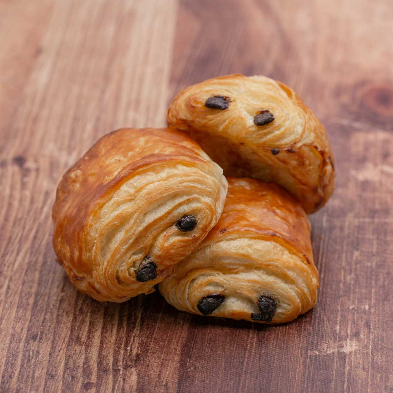 Mini pain au chocolat pur beurre   6 pièces