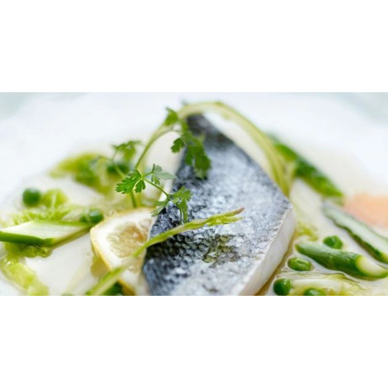 Filet de bar poché