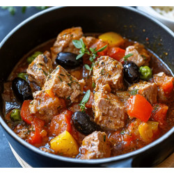 Sauté de veau à la Napolitaine