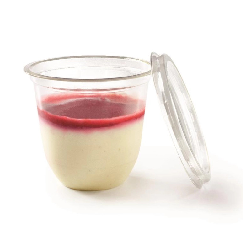 Verrine Pannacotta framboise
