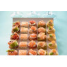 Plateau de canapé au saumon 35 pièces